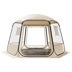 VEVOR Pop up Bubble Tent, 11 x 10.2 ft Waterproof & UV-Resistant, Clear Camping Tent Shelter, Outdoor Garden Dome Igloo Tents with Windows VEVOR Pop up Bubble Tent, 11 x 10.2 ft Waterproof & UV-Resistant, Clear Camping Tent Shelter, Outdoor Garden Dome Igloo Tents with Windows